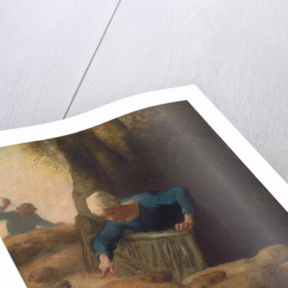 Counting the Flock, 1847-49 by Jean-Francois Millet