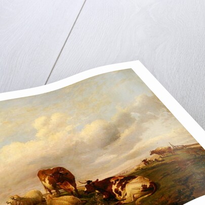 On Canterbury Meadows, 1861 by Thomas Sidney Cooper