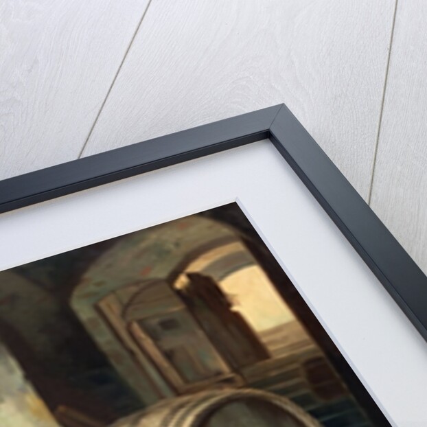 Monks in a cellar, 1873 by J. Haier