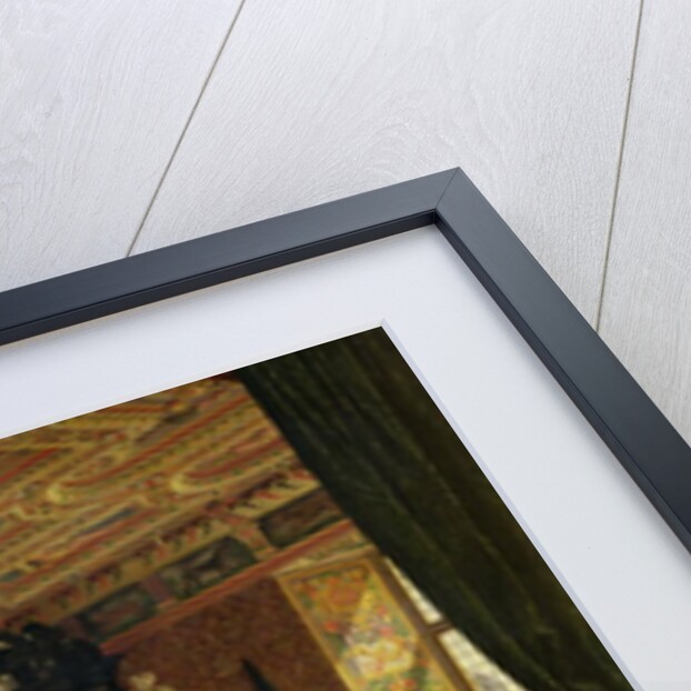 Interior of the Knight's Hall, Palace of Fredericksborg, near Copenhagen by Heinrich Hansen