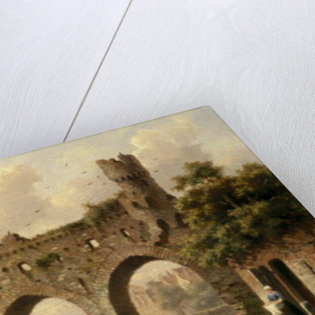 Ruins Over the River Birchel at Zutphan in Holland by Everhardus Koster