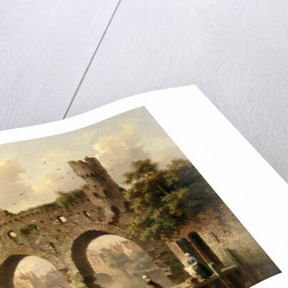 Ruins Over the River Birchel at Zutphan in Holland by Everhardus Koster