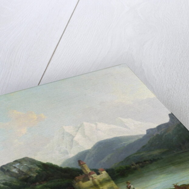 Castle of Chillon by Philip James de (1740-1812) Loutherbourg