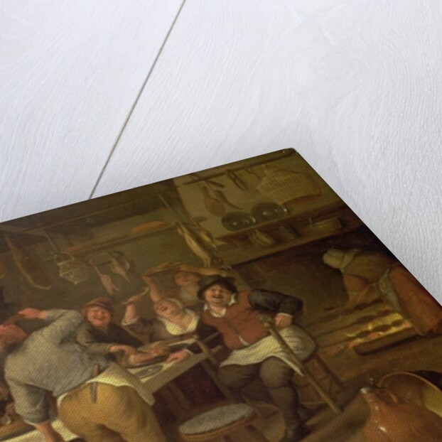 The Fat Kitchen by Jan Havicksz. Steen