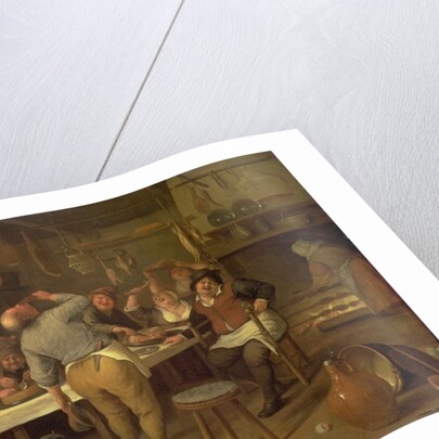 The Fat Kitchen by Jan Havicksz. Steen