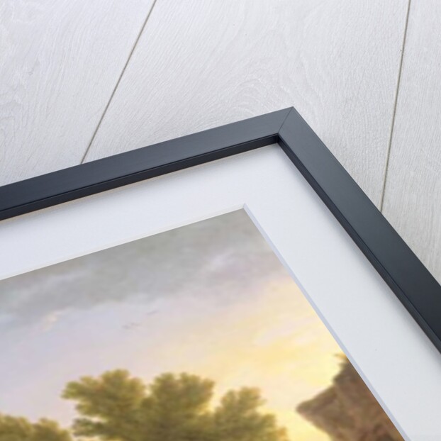 Fisherman in a landscape with a cascade and a bridge by Claude Joseph Vernet
