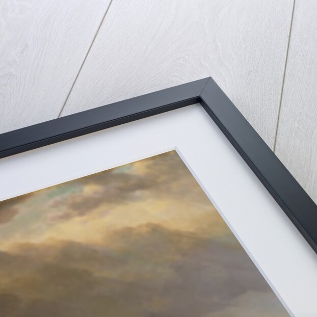 A Dutch Galliot aground on a sandbank on the Bies Bosch, Holland, 1878 by Edward William Cooke