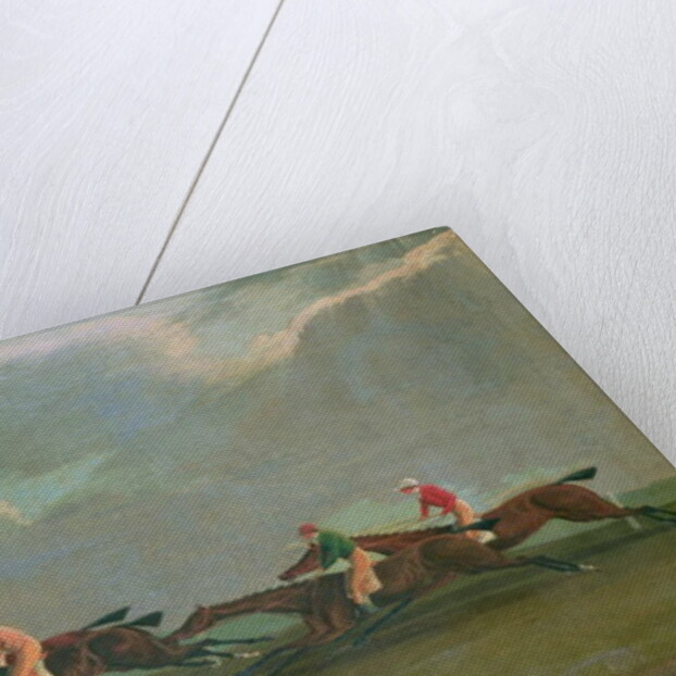 Racing at Cheltenham, 1826 by English School