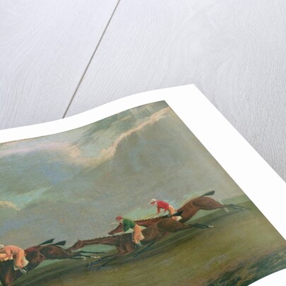 Racing at Cheltenham, 1826 by English School