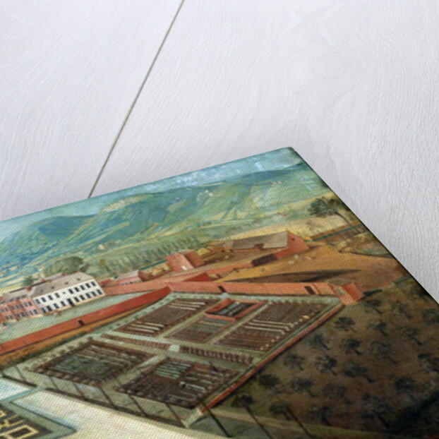 Vegetable Garden, detail of Panoramic View of Charlton Park, c.1745 by Thomas Robins