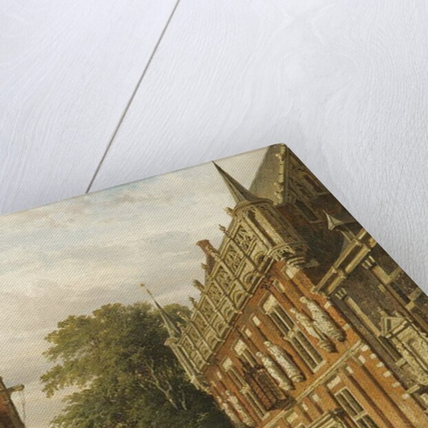 The Stadhuis at Kampen, The Netherlands, 1862 by Cornelius Springer