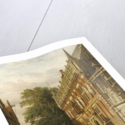 The Stadhuis at Kampen, The Netherlands, 1862 by Cornelius Springer