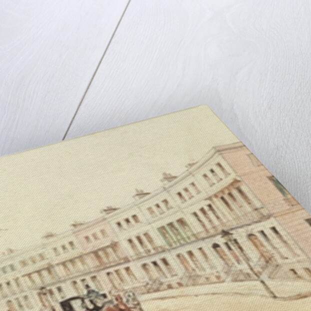 Royal Crescent, Cheltenham, c.1850 by James Charles Oldmeadow