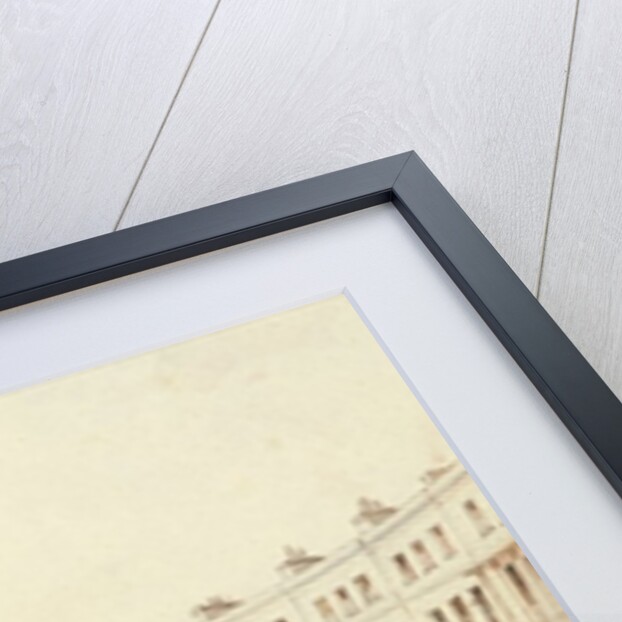 Royal Crescent, Cheltenham, c.1850 by James Charles Oldmeadow