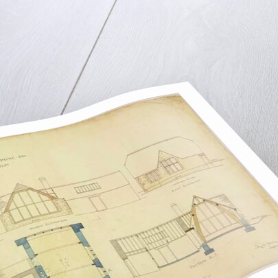 New Studio for Henry A. Payne esq. Saint Loes House, Amberley, 2nd February 1911 by Sidney Barnsley