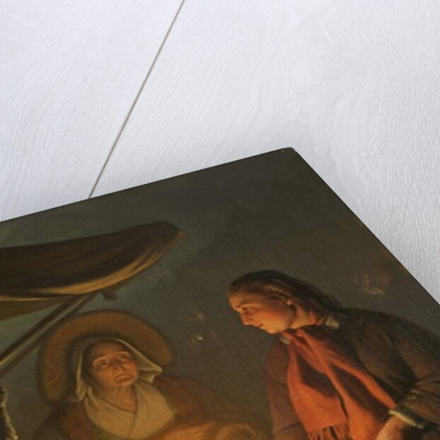 The Poultry Stall, c.1845-55 by Petrus van Schendel