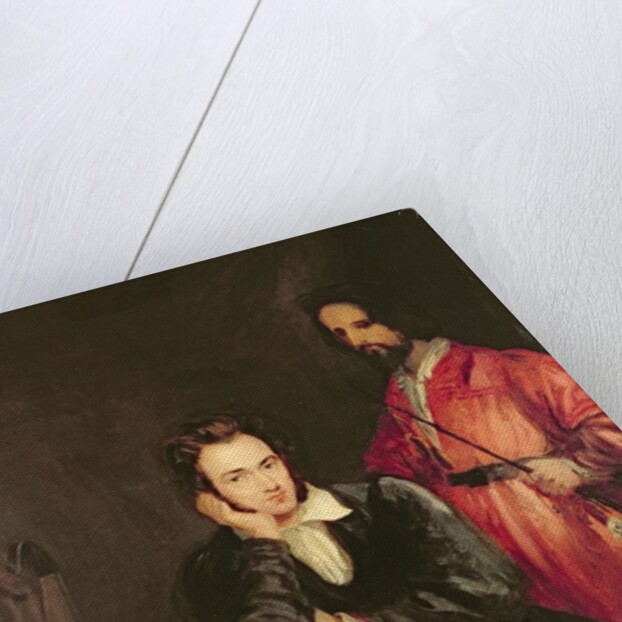 Portrait of Gustavus von Holst with his brother Theodore by Theodor M. von Holst