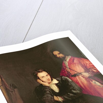 Portrait of Gustavus von Holst with his brother Theodore by Theodor M. von Holst