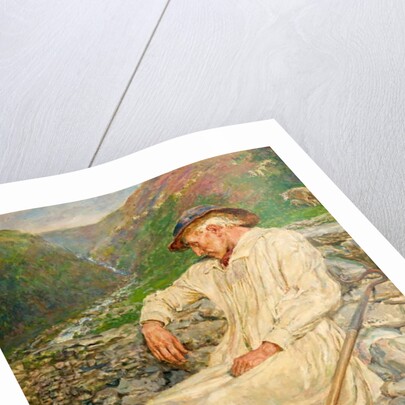 Michael and the Unfinished Sheepfold 1920 by Briton Riviere