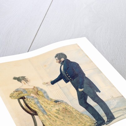 Portrait of Captain and Mrs George Ruddle, c.1835 by Richard Dighton