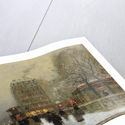 Paris Street Scene by Luigi Loir