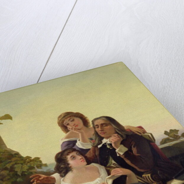 John Milton Composing Poetry by Leon Bortarel