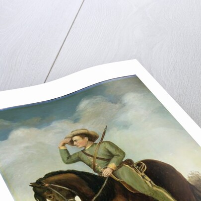 A Confederate Scout of General Turner Ashby at the Valley near Luray and New Hacket by J. A. Collins