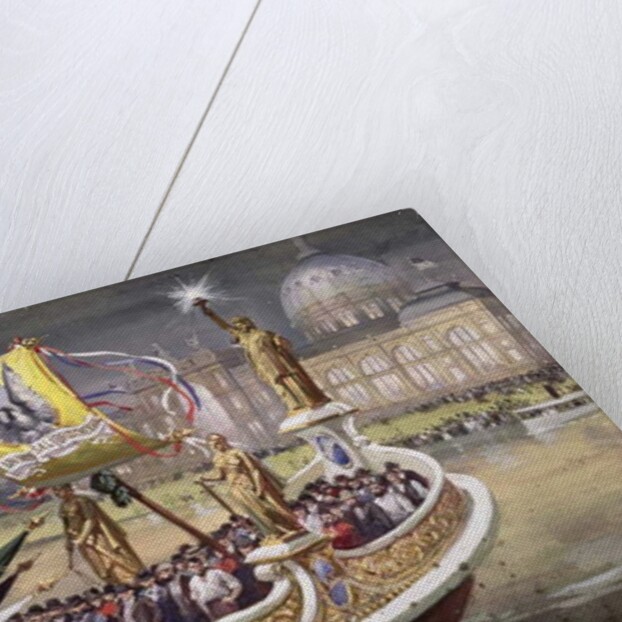 The 'Universal Brotherhood' Barge at the World's Columbian Exposition, Chicago, 1893 by Thure de Thulstrup