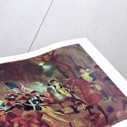 Colonel William Washington at the Battle of Cowpens, South Carolina, 17th January, 1781 by American School