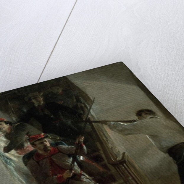 The Death of E. E. Ellsworth by Alonzo Chappel