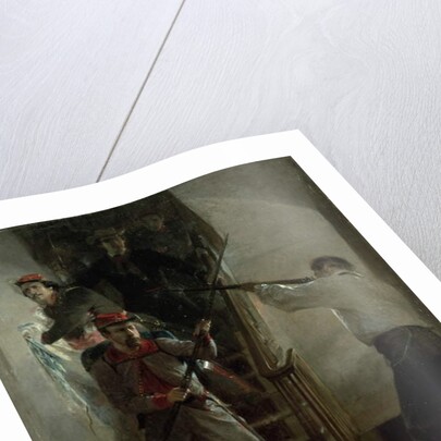 The Death of E. E. Ellsworth by Alonzo Chappel