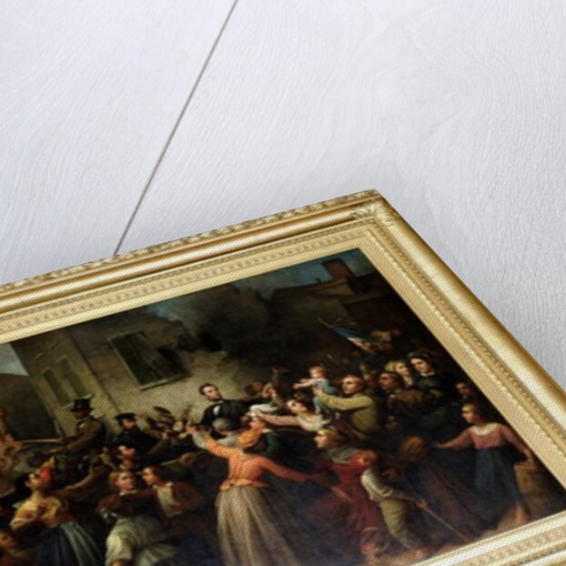 Lincoln's drive through Richmond, 1866 by Dennis Malone Carter