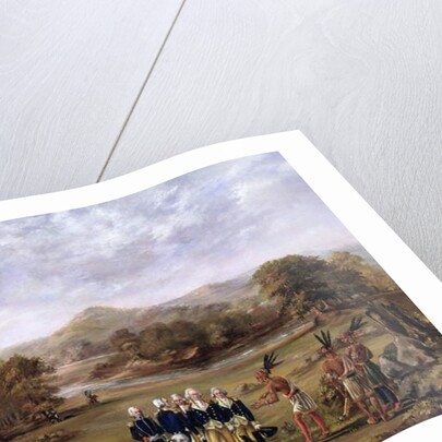 The Treaty of Greenville on 3rd August 1795, 1805 by American School