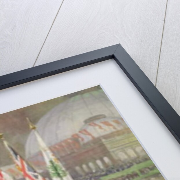 The 'Declaration of Indepedence' Barge at the World's Columbian Exposition in Chicago 1893 by Thure de Thulstrup