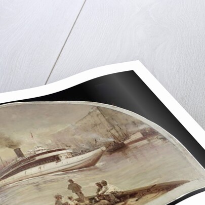 The Chicago River at Lake Street Bridge, 1900 by Lawrence Carmichael Earle