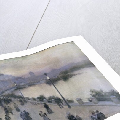 Sunset Hour on the West Lagoon, World's Columbian Exposition, c.1893 by Willard Leroy Metcalf