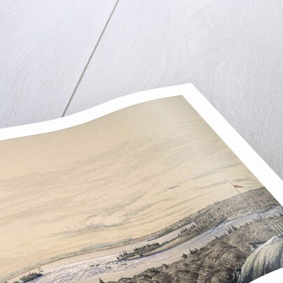 Sault de Ste. Marie between Lakes Huron and Superior, 1842 by Henry Francis Ainslie