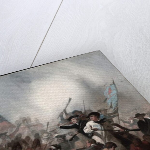Battle of Bunker Hill, June 17th, 1775, 1859 by Alonzo Chappel
