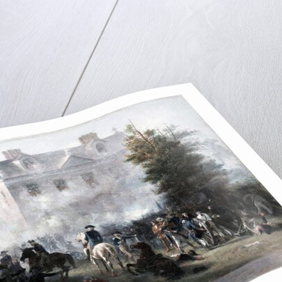 Battle of Germantown, Attack on Judge Chew's House, 1860 by Alonzo Chappel