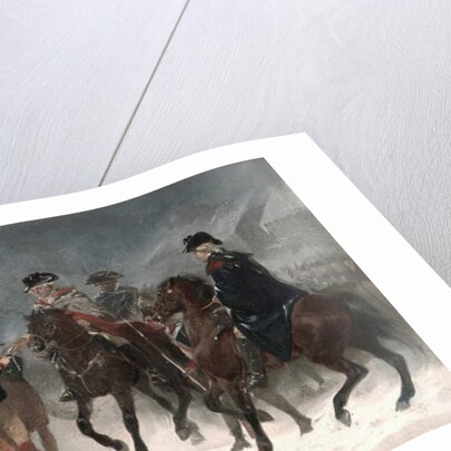 Surrender of Colonel Rall at the Battle of Trenton, December 26th, 1776, 1858 by Alonzo Chappel