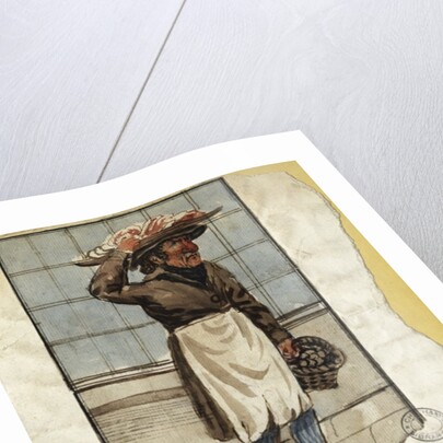 Ballad seller, early 19th century by Thomas (attr. to) Barritt