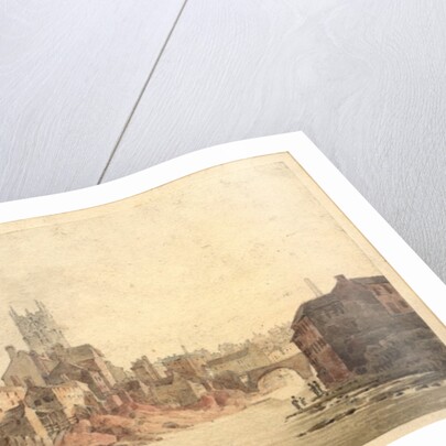 View of the River Irwell, Manchester, c.1820-30 by English School