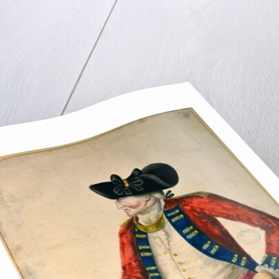 Portrait of Lieutenant Colonel Chadwick, late 18th century by English School