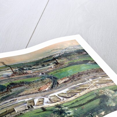 Industrial landscape in the Blanzy coal field, Saone-et-Loire, c.1860 by Ignace Francois Bonhomme