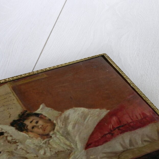 Arthur Rimbaud in his Bed in Brussels by Jef Rossman