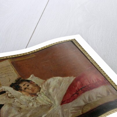 Arthur Rimbaud in his Bed in Brussels by Jef Rossman