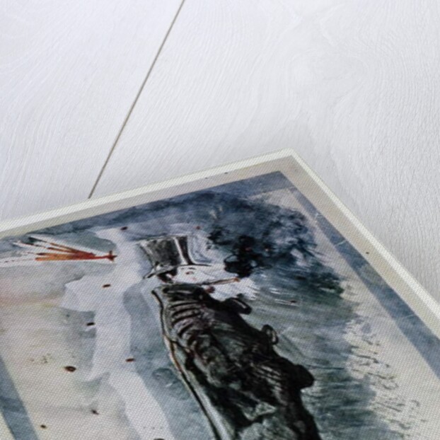 Self Portrait under the Influence of Hashish, c.1844 by Charles Pierre Baudelaire