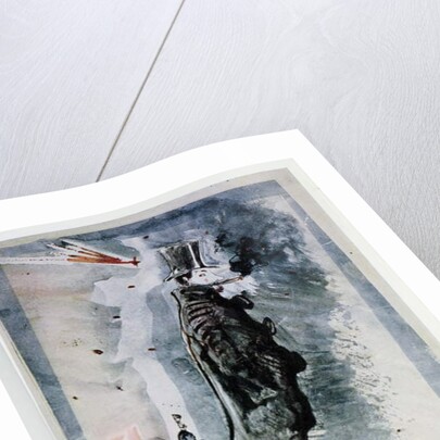 Self Portrait under the Influence of Hashish, c.1844 by Charles Pierre Baudelaire