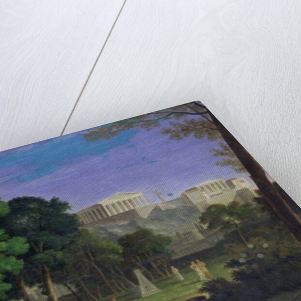 The Philosopher's Garden, Athens, 1834 by Antal Strohmayer