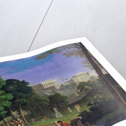 The Philosopher's Garden, Athens, 1834 by Antal Strohmayer